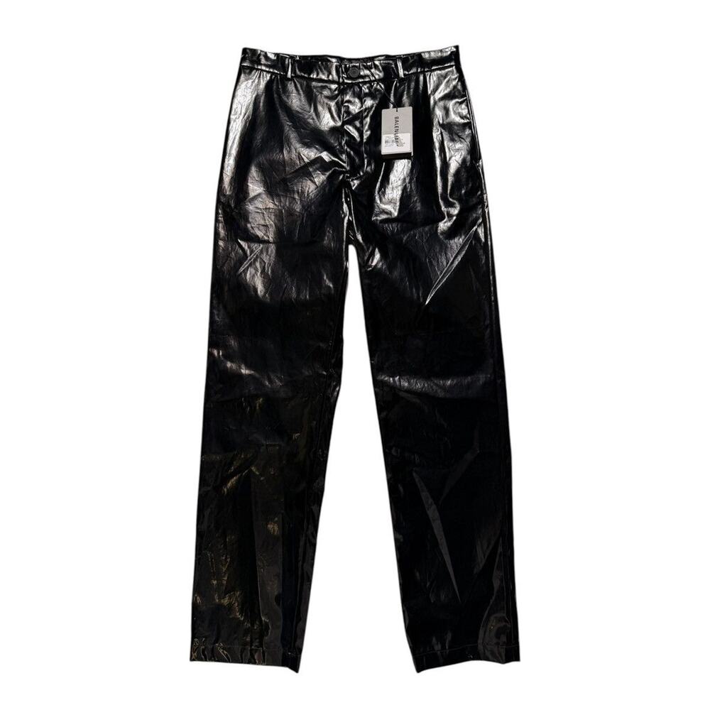 Coated glossy pant